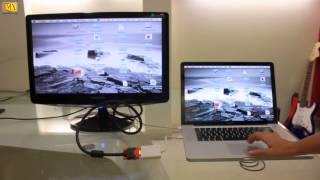 How to connect MacBook Pro to a Monitor Using VGA [upl. by Shuma]