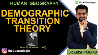 Demographic Transition Theory Notestein Geography Optional [upl. by Ferretti698]