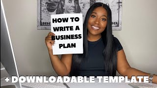 HOW TO WRITE A BUSINESS PLAN STEP BY STEP  TEMPLATE  9 Key Elements [upl. by Adia]