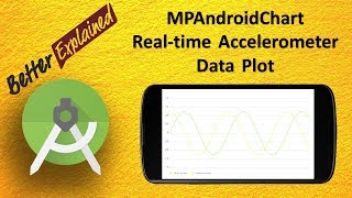 Working Code Oct 2019  Real Time Accelerometer Data Plot in Android using MPAndroidChart Library [upl. by Yslehc24]