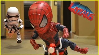 SPIDERMAN Stop Motion Action Video Part 5 [upl. by Lledrev]