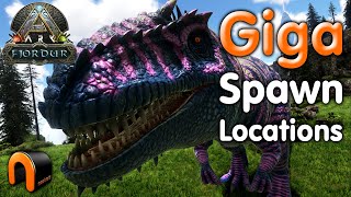 Ark Fjordur GIGA SPAWN LOCATIONS [upl. by Cirle]