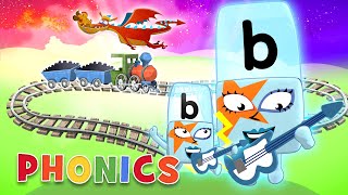 Phonics  Learn to Read  The Letter B  Journey Through the Alphabet  Alphablocks [upl. by Ojiram]