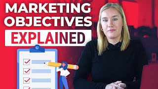 Marketing Objectives Explained  10 Examples [upl. by Ainavi]