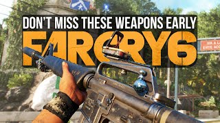 Hidden Weapons You Can Already Find Early In Far Cry 6 Far Cry 6 Best Weapons [upl. by Airun]