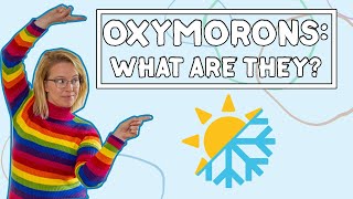 Oxymoron Examples For Kids  English Language Features [upl. by Suciram]