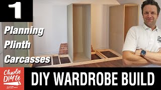 DIY Fitted Wardrobe Build with Basic Tools  Video 1  PLINTH amp CARCASSES [upl. by Cortie]