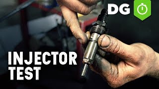 Diesel Fuel Injector Test Mechanical [upl. by Aicirtan28]