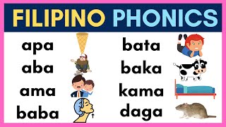 FILIPINO PHONICS  ARALIN 1  HAKBANG SA PAGBASA  KINDER amp GRADE 1 [upl. by Vivianne]