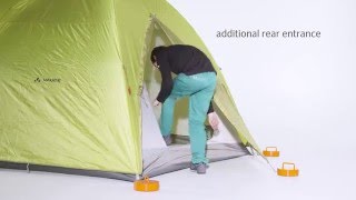 Campo Casa XT 5 P Set up Tutorial  VAUDE [upl. by Aihcropal]