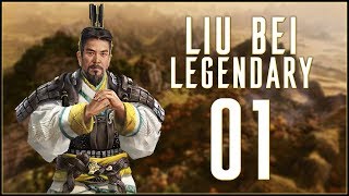 OATH OF THE PEACH GARDEN  Liu Bei Legendary Romance  Total War Three Kingdoms  Ep01 [upl. by Lambertson]