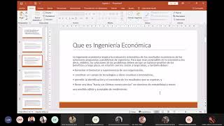 P1 Clase 1  Conceptos generales y fundamentos de la Ingeniería Económica [upl. by Yoho]