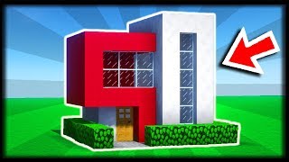 COMMENT CONSTRUIRE UNE MAISON MODERNE  🏠🏠 Tuto Build Minecraft [upl. by Dickey]