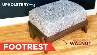 How to Build a FootrestFootstool  Woodworking amp Upholstery  Workshop Republic [upl. by Rellim]