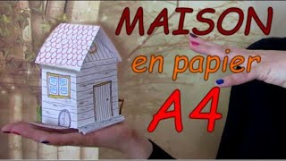 MAISON EN PAPIER facile [upl. by Merrili]