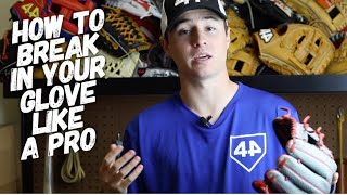 The Best Way to Break in Your 44 Glove  GLOVE GIVEAWAY [upl. by Gerson]