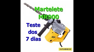 Martelete Hammer 900W MR900  Teste dos 7 Dias [upl. by Sharla453]