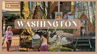 WASHINGTON TRAVEL VLOG  exploring Seattle Leavenworth amp Skykomish [upl. by Akamaozu]