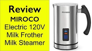 Review Miroco Milk Frother  How to make froth milk at home [upl. by Ayatal348]