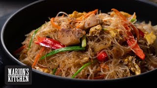 Thai Stirfried Glass Noodles  Marions Kitchen [upl. by Besnard147]