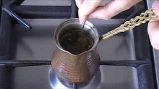 How to Make Turkish Coffee  Authentic and Delicious [upl. by Maurilla]