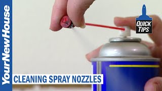 Cleaning a Spray Paint Nozzel [upl. by Nafets]