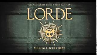 Lorde  Yellow Flicker Beat With Lyrics [upl. by Sand58]