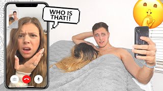 FACETIME CHEATING PRANK ON GIRLFRIEND [upl. by Refannej]