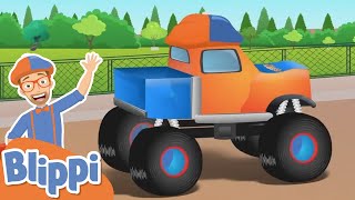 Monster Truck Song｜Blippi Songs｜Childrens Music｜Trucks For Kids｜Geckos Songs [upl. by Bunker]