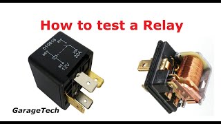 How to test a Relay [upl. by Nidorf]