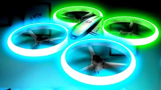 Hasakee Q9 Avialogic LED mini Light Drone Review [upl. by Flanagan]