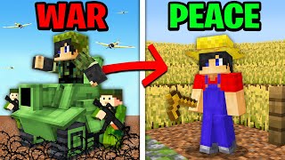 Minecraft but From WAR to PEACE… [upl. by Ahseki116]