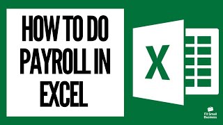 How to do Payroll in Excel [upl. by Annoyik]