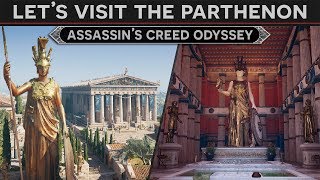 Lets Visit the Parthenon  History Tour in AC Odyssey Discovery Mode [upl. by Jamnes358]