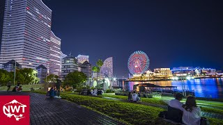 【4K HDR】Evening Walk In Yokohama Minatomirai [upl. by Agemo]