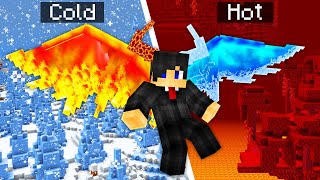 Minecraft but From COLD to HOT [upl. by Ahsya379]