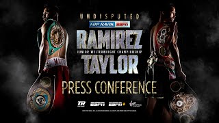 Ramirez vs Taylor Final Press Conference [upl. by Lela]