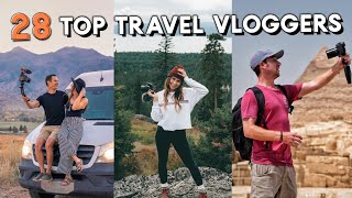 28 TOP TRAVEL VLOGGER channels to follow [upl. by Templer]