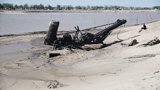 Footage of vanished Michigan lake after dam failure [upl. by Nylinej]