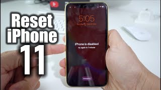 How To Reset amp Restore your Apple iPhone 11  Factory Reset [upl. by Leik304]