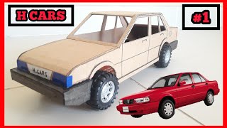 😲 Como hacer un AUTO DE CARTON Nissan Tsuru PARTE 1  HOW TO MAKE A CARDBOARD CAR  PART1 🚗 [upl. by Charlene]