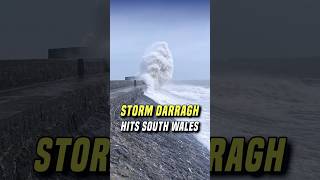 Storm Darragh HITS Porthcawl South Wales [upl. by Westleigh]