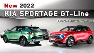 AllNew 2022 Kia Sportage GTLine  Hybrid PHEV amp MildHybrid with Short Wheel Base for Europe [upl. by Browning]