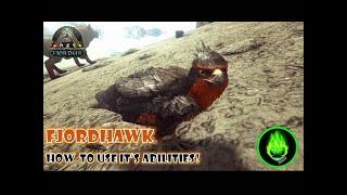 Ark Fjordur  How To Use The FJORDHAWK Abilities [upl. by Zwick916]