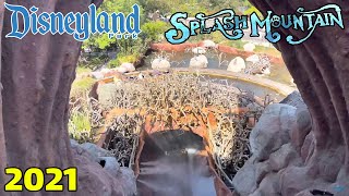 2021 Splash Mountain  FULL RIDE THROUGH  Disneyland Reopening [upl. by Chesney]