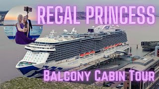 Regal Princess Balcony Cabin Tour [upl. by Ellerred]