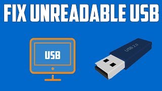 How To Format CorruptedUnreadable USB Pendrive Fix [upl. by Shornick]