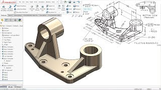 SolidWorks Tutorial for beginners Exercise 49 [upl. by Aninep471]