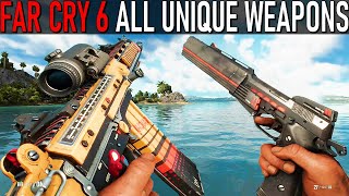 Far Cry 6 All Unique Weapons [upl. by Adnilam]