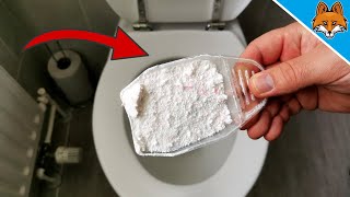 Dump WASHING POWDER into your Toilet and WATCH WHAT HAPPENS 💥 [upl. by Aleydis]